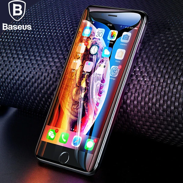 Baseus İPhone 8-7-6-6S 3D 023MM Full Kırılmaz Cam Ekran Koruyucu-(5775)