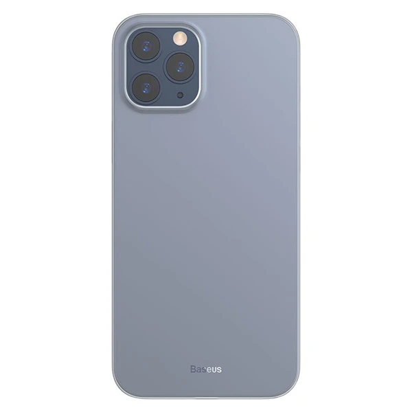 Baseus Wing Case İPhone 12 Pro 6.1 Kılıf Ultra İnce Lux Mat Şeffaf Kılıf-(5775)