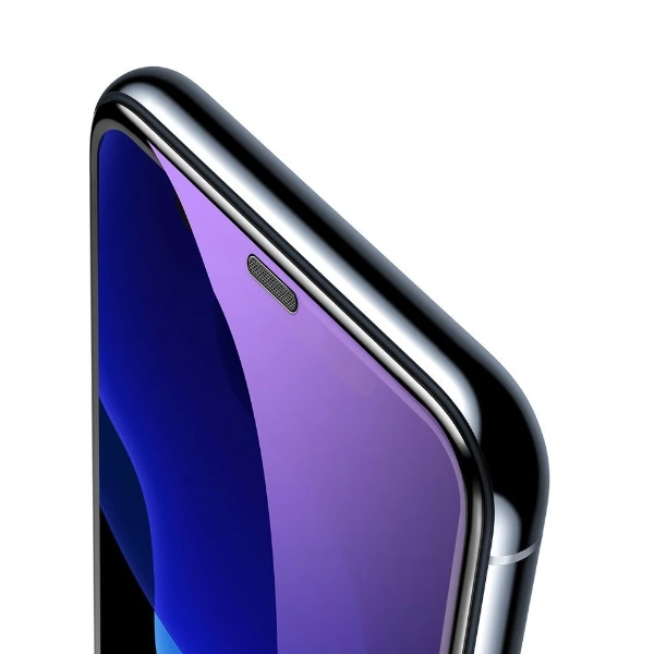 Baseus İPhone XS-X 5.5 Ekran Koruyucu Full Anti Blue Light Tempered Cam Ekran Koruyucu 2 A-(5775)