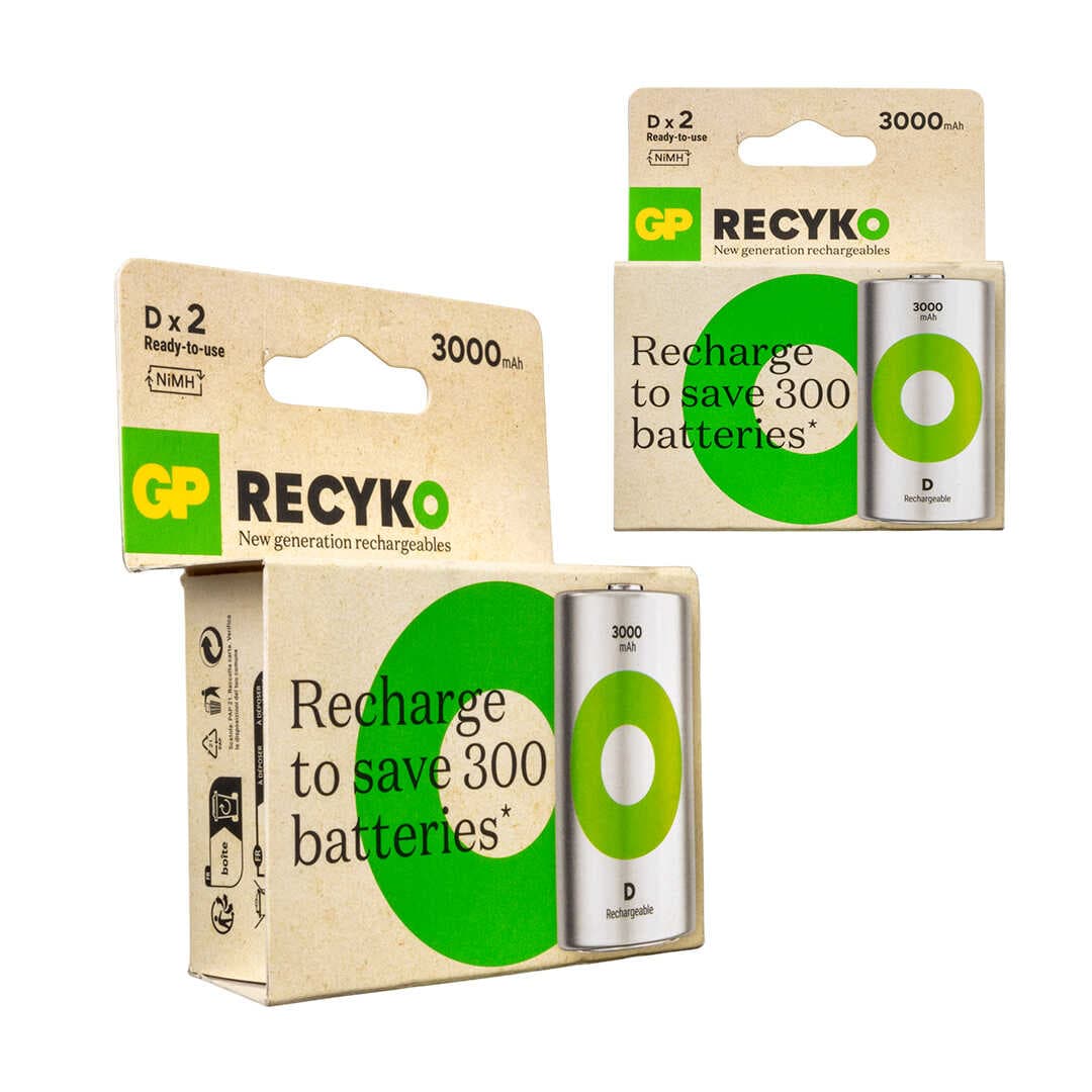 GP RECYKO 650 MAH R03 AAA ŞARJLI 4LÜ İNCE KALEM PİL GP65AAAHCER21-2TLB2 (4767)