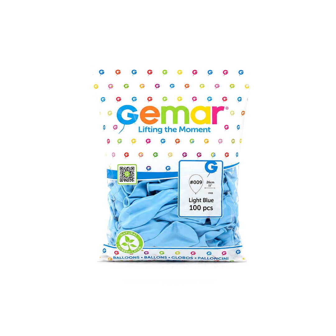 İÇ MEKAN - AÇIK MAVİ BALON 10 INC - 26CM - 100PCS (5430)