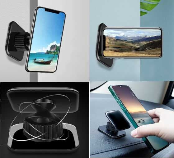 Jel Yapışkanlı Araba Telefon Tutucu