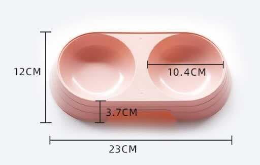 Nessiworld Çift Bölmeli Evcil Hayvan Mama Kabı