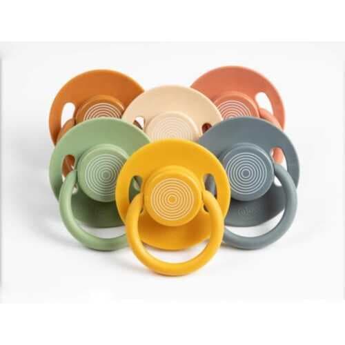 Wee Baby Cool Yuvarlak Uçlu Emzik 0-6 Ay Bej No:1