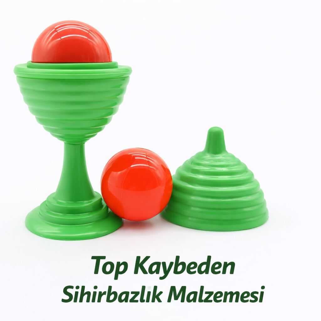 Yeşil Renk Sihirli Kupa Top Kaybetme Oyunu 7 cm (5430)