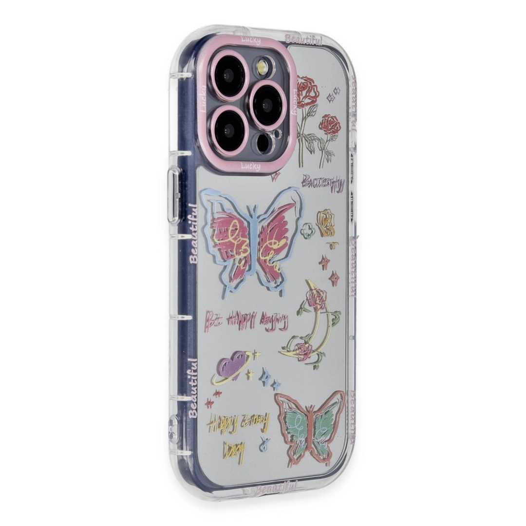 Apple İphone 14 Pro Max Kılıf Reflexion Desenli Kapak - Desen 8
