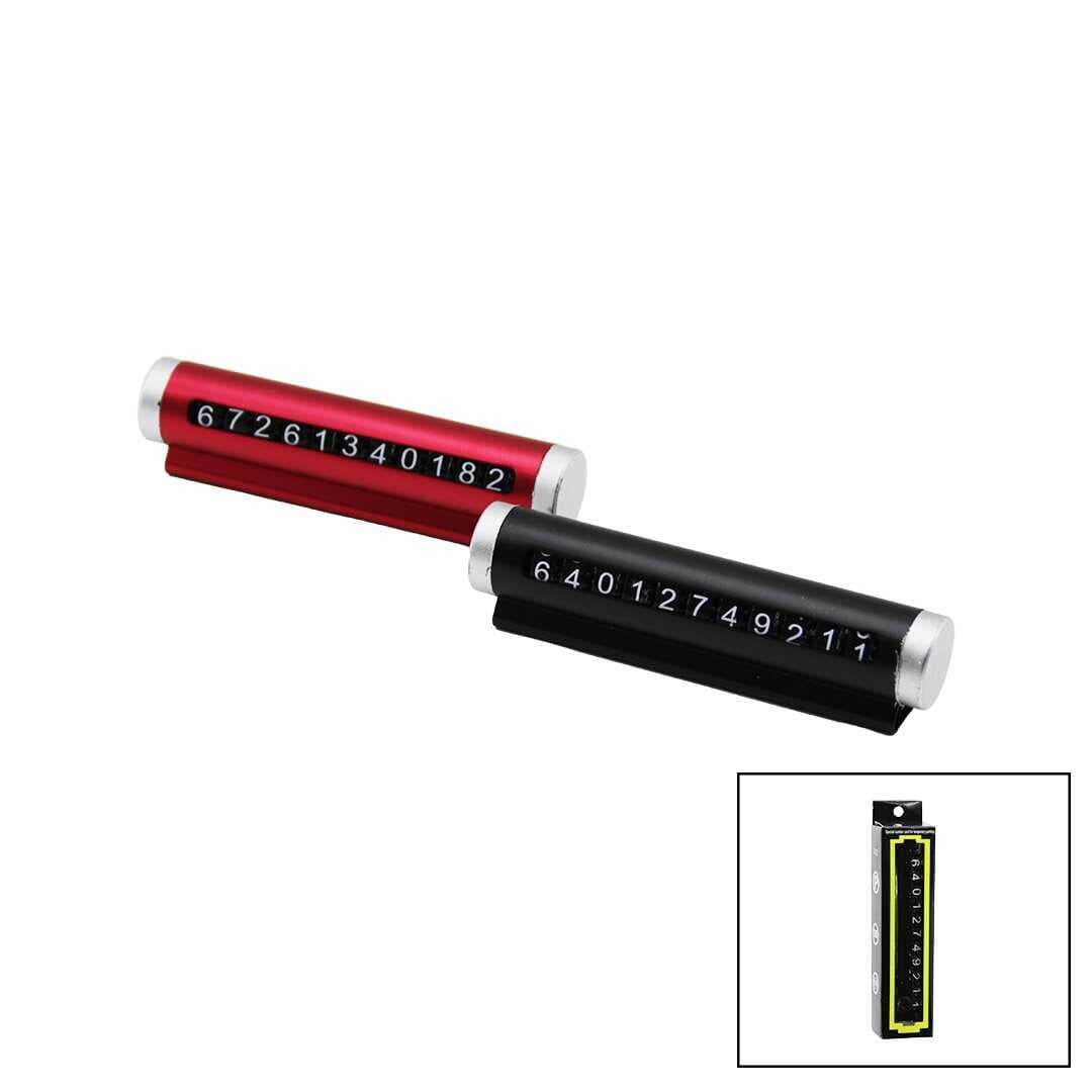 RENKLİ KROM OTO- ARAÇ PARK TELEFON NUMARATÖR RAKAM ÇEVİRME ÇUBUKYPŞ.MONTAJ (5430)