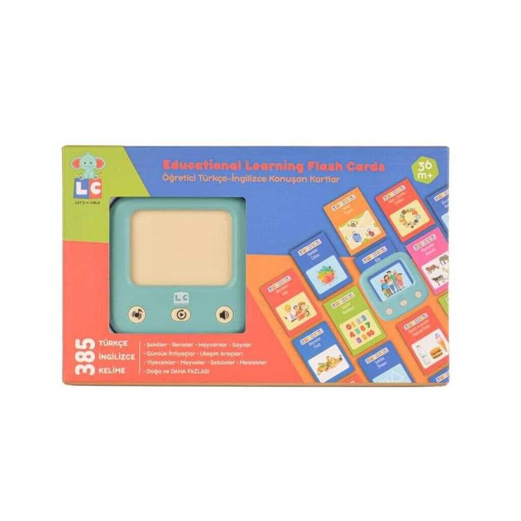 NessiWorld LC-31050ÖğreticiTürkçe-İngilizceKonuşanFlashKartlar-Let'sBeChild