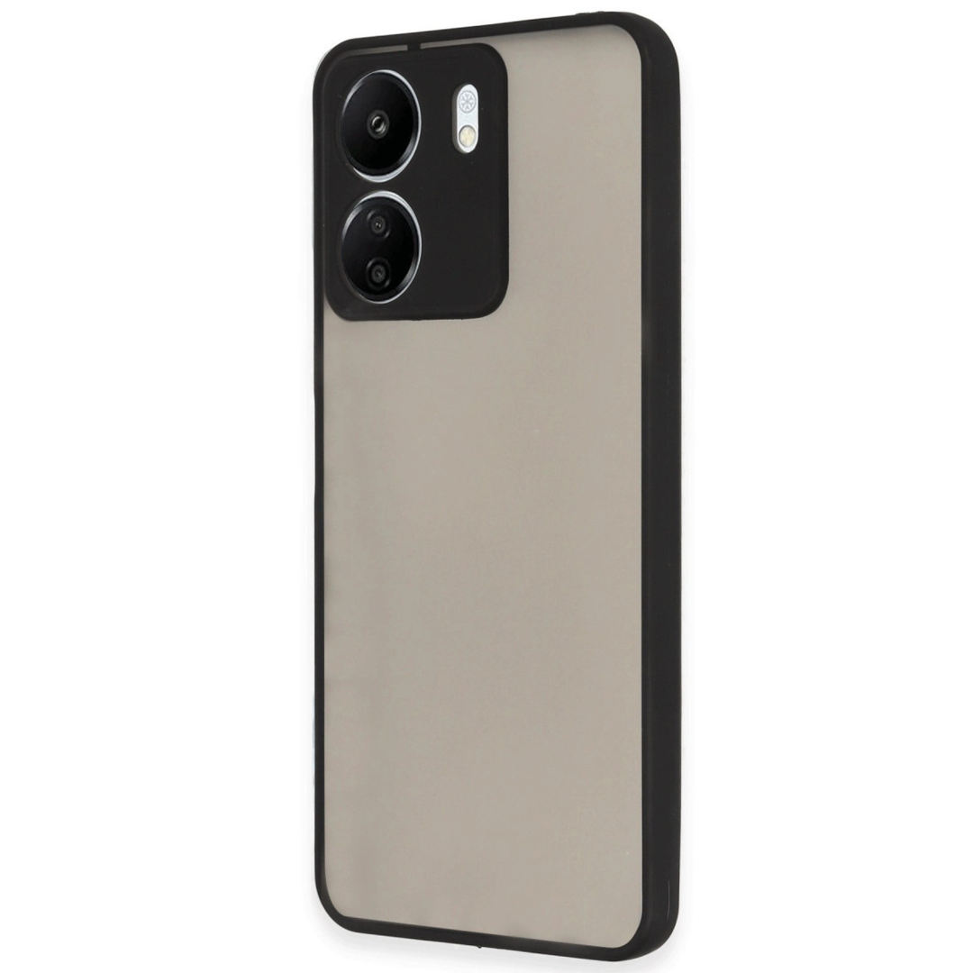 Xiaomi Redmi 13c Kılıf Montreal Silikon Kapak - Siyah
