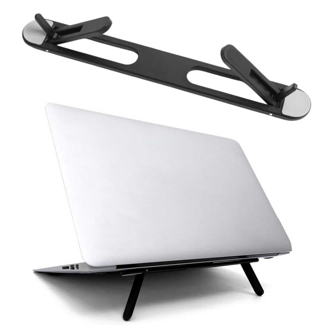 2 Kademeli Katlanabilir Laptop Standı – Kendiliğinden Güçlü Yapışkanlı, Ergonomik Tablet Yükseltici (5430)