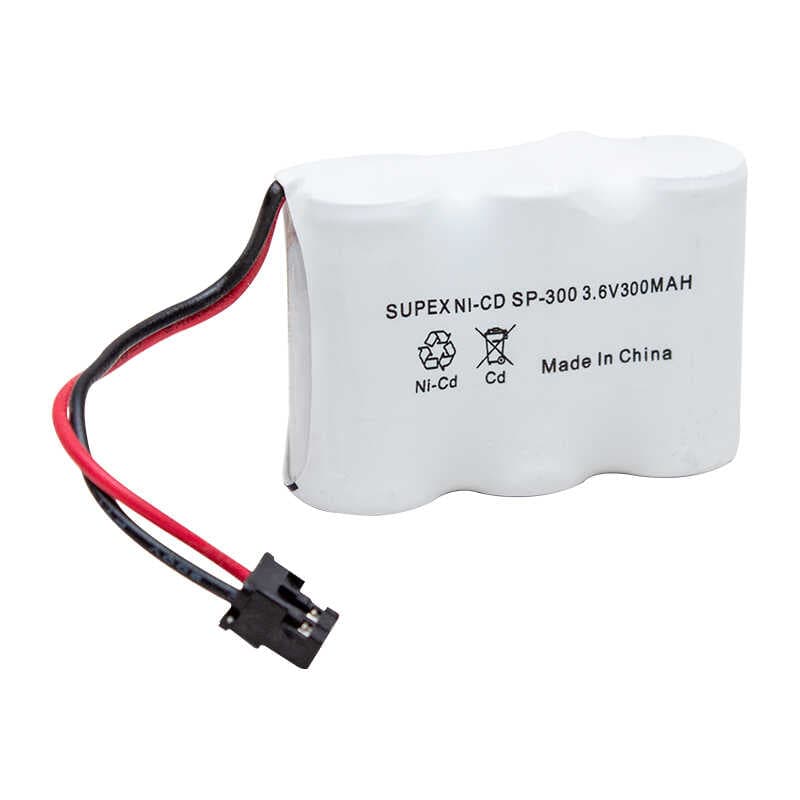 SUPEX NI-CD 3LÜ KISA AÇIK 3.6V 300 MAH TELSİZ TELEFON PİLİ (SP-300) (4767)