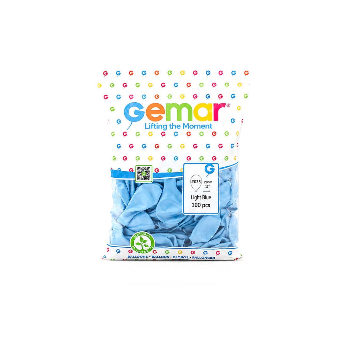 METALİK - AÇIK MAVİ BALON 11 INC - 28CM - 100PCS (5430)