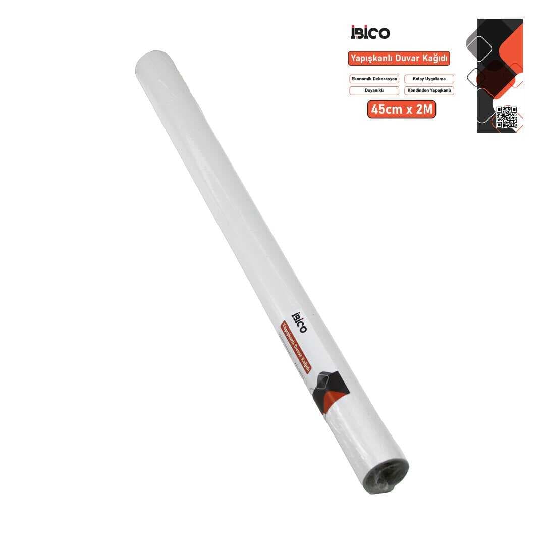 2MT X 45CM BEYAZ SADE TEZGAH ÜSTÜ FOLYO STİCKER - DUVAR KAĞIT KENDİNDEN YAPIŞKANLI - EKO DEKORASYON - DAYANIKLI (5430)