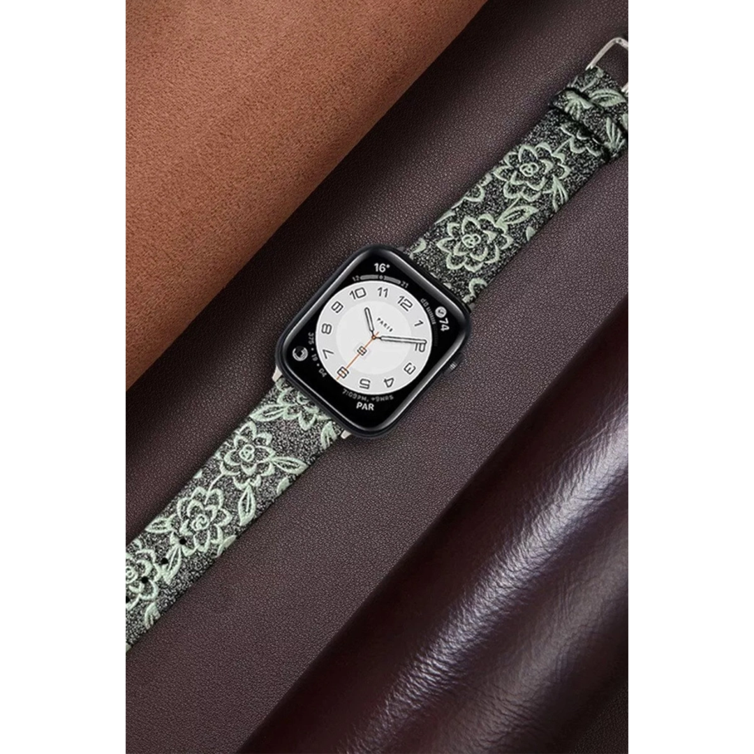 Apple Watch 38mm Creeper Desenli Kordon (SAAT DEĞİLDİR) - Pembe