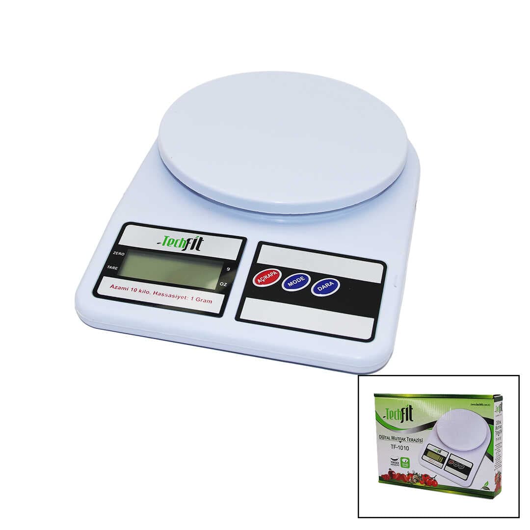 DİJİTAL MUTFAK TERAZİSİ TARTI 10KG TF-1010 (5430)