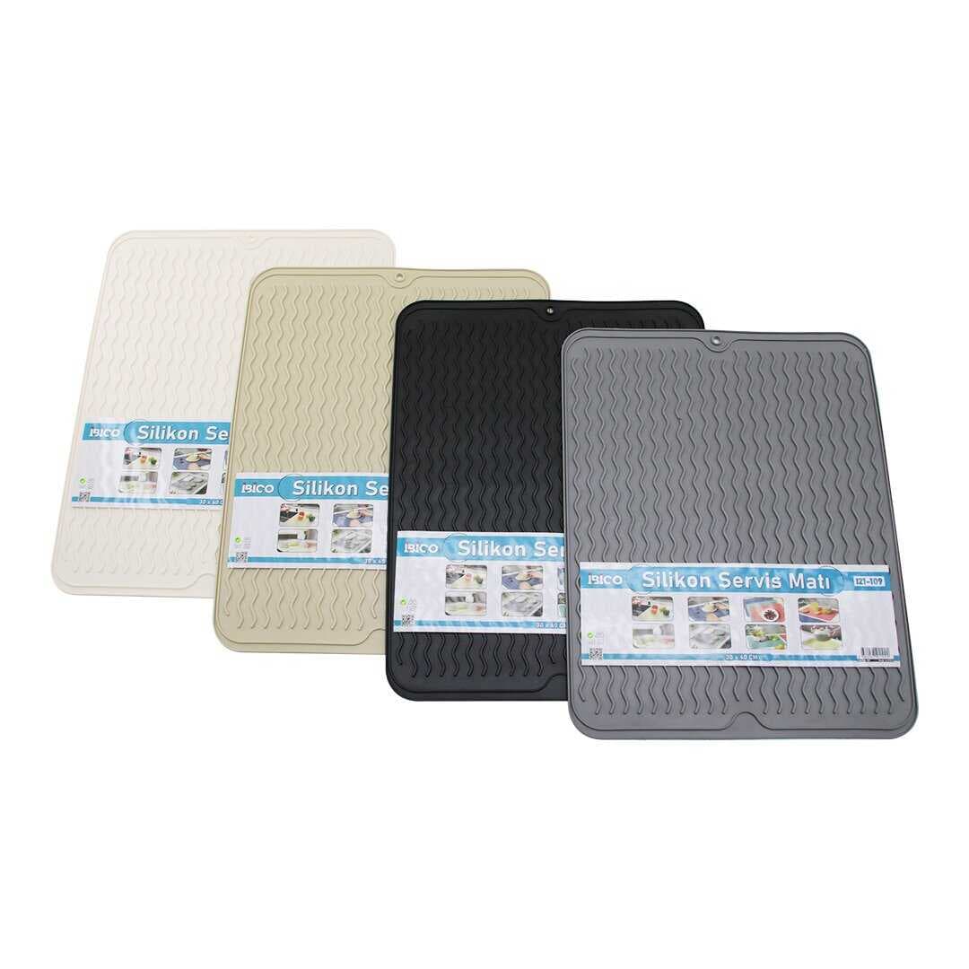 SİLİKON ÇOK AMAÇLI SERVİS MATI AMERİKAN SERVİS - BULAŞIK ALTLIK - NİHALE 30X40CM (5430)