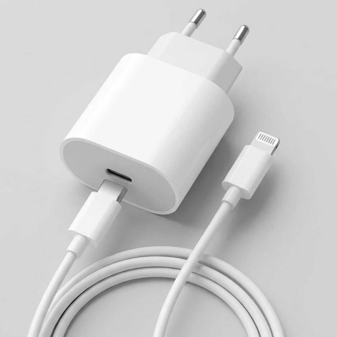 20W Hızlı Şarj Adaptörü USB-C to Lightning Kablolu – PD Destekli Süper Hızlı Şarj Cihazı (5430)