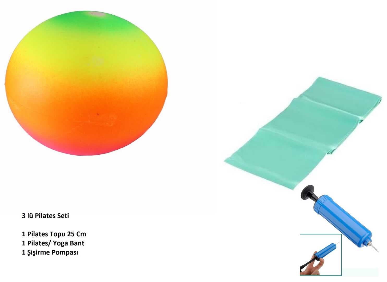 Pilates Seti - Top - Pompa - Bant (477477)