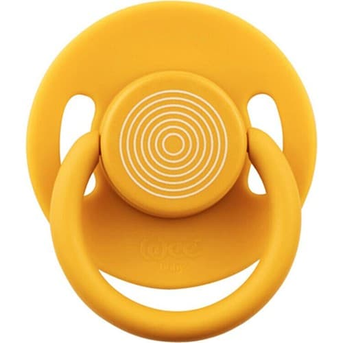 Wee Baby Cool Yuvarlak Uçlu Emzik 6-18 Ay Hardal