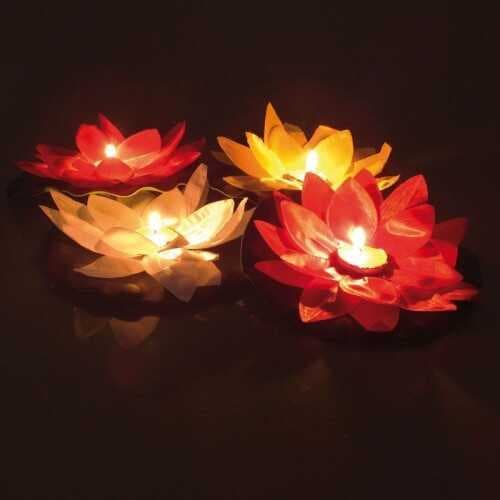 Nilüfer Çiçeği Su Feneri