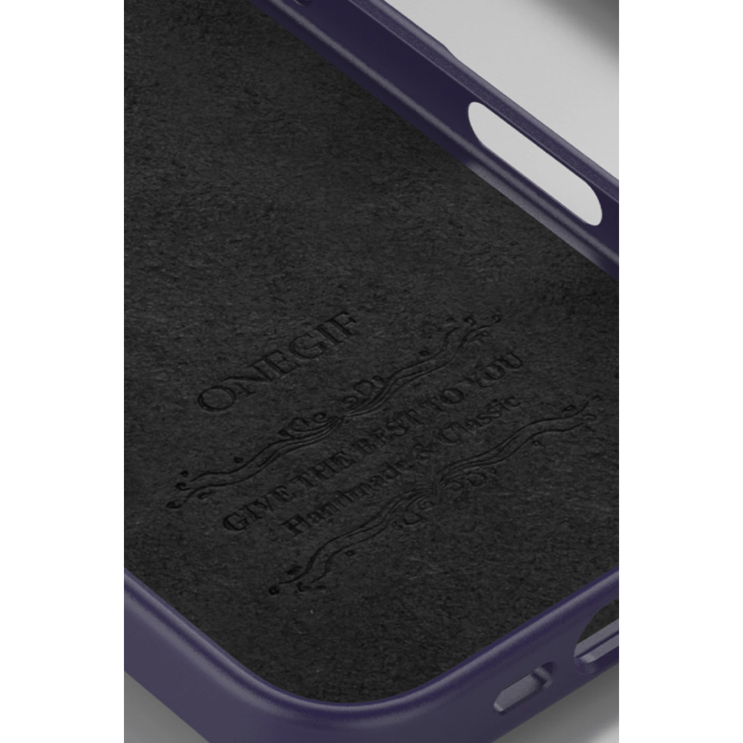 Onegif Apple İphone 16 Pro Bright Simli Kapak - Derin Mor