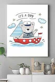 (15233) Erkek Bebek Çocuk Odası Kavas Tablo 40 x 60