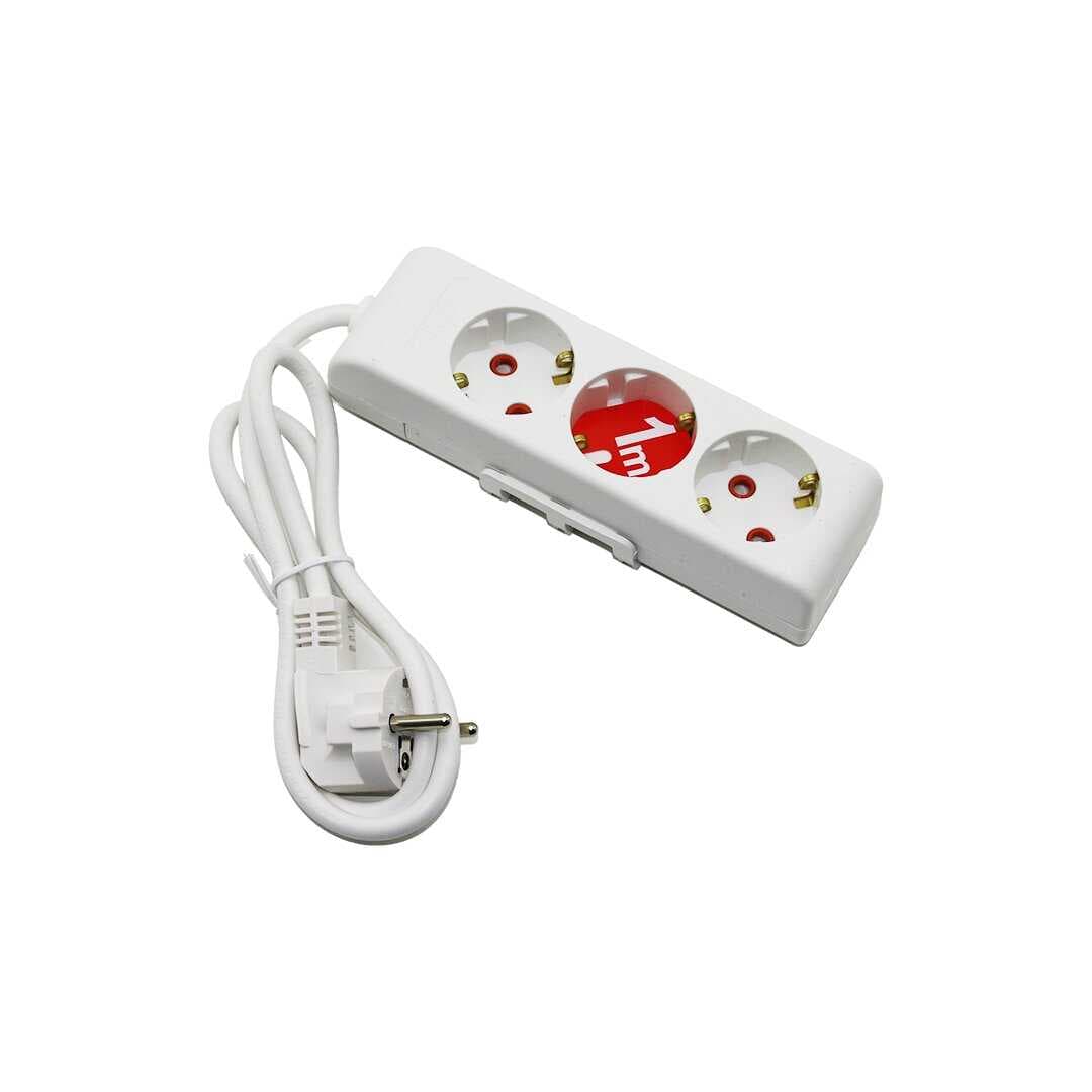 RI-TECH  3LÜ - 1MT  UZATMA KABLO - TOPRAKLI GRUP PRİZ  001 175 310002 01 00 (5430)