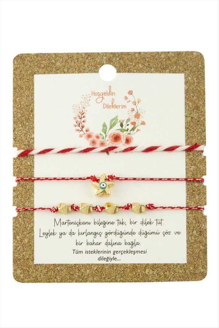 3 Adet Deniz Yıldızı Marteniçka Bileklik