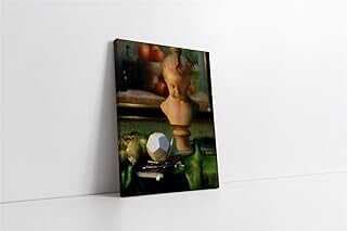 Youg Ma Holdig A Skull Kavas Tablo 75x100 cm KB22526