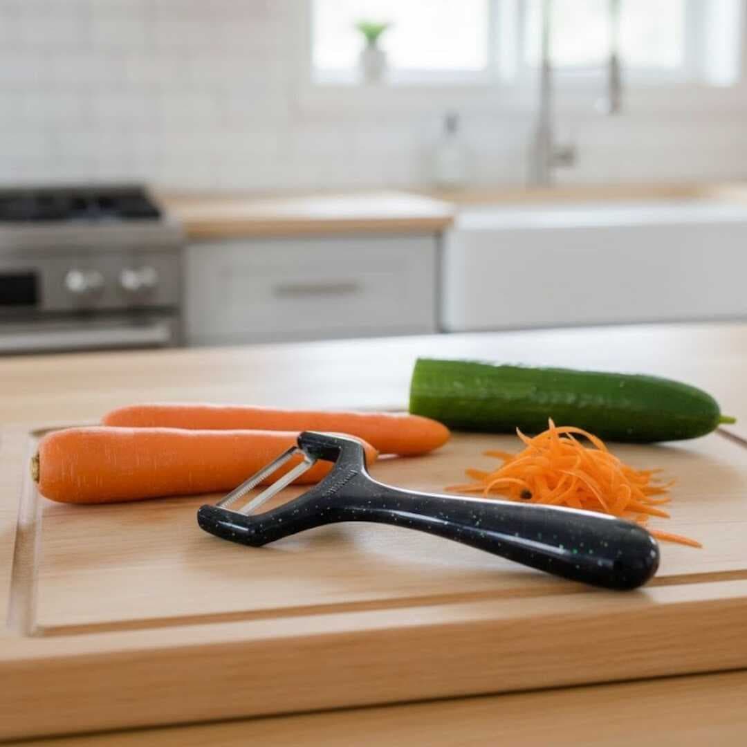 Solingen Çelik Küçük Boy Meyve Sebze Soyacak – Keskin Paslanmaz Soyucu Aparat (5430)