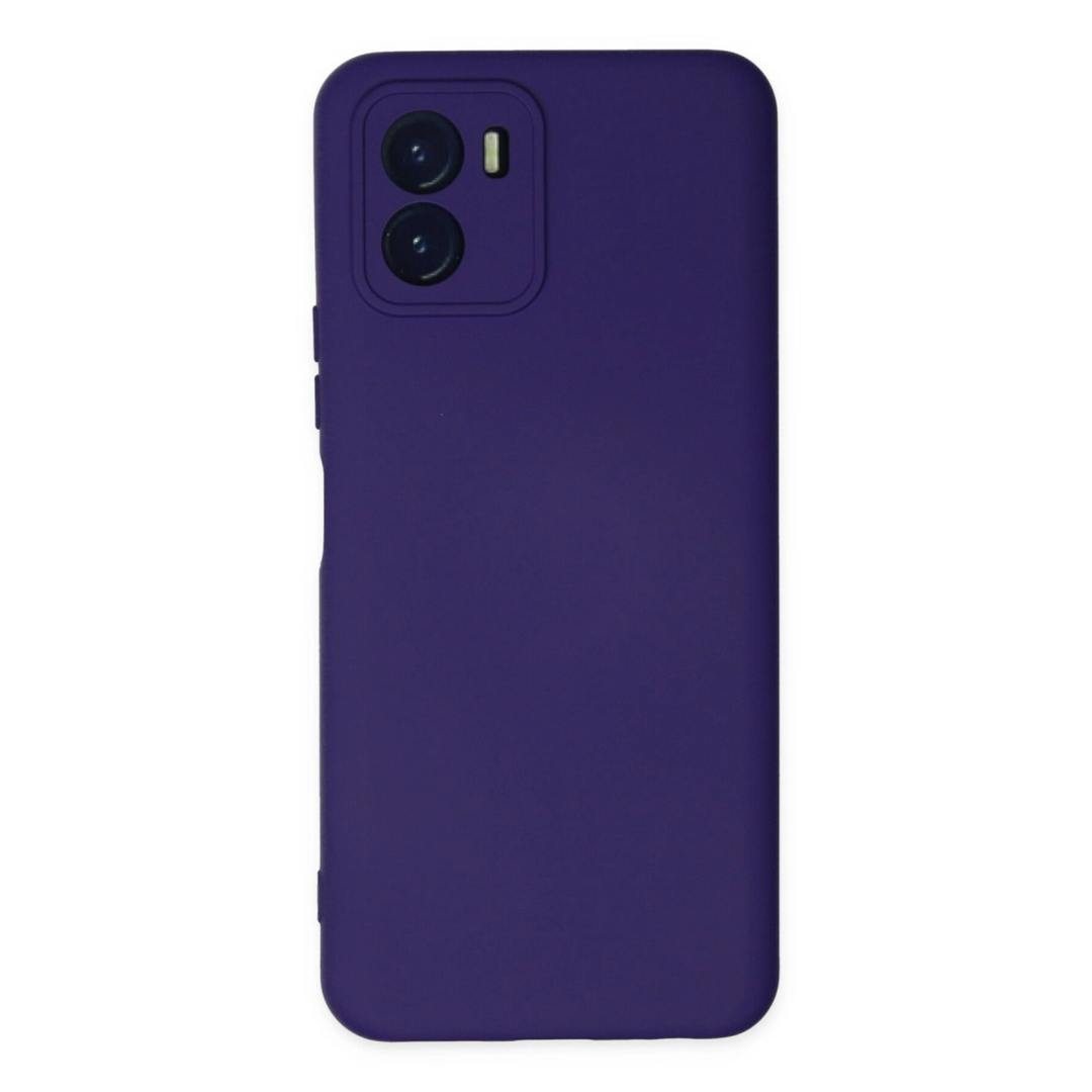 Vivo Y15s Kılıf Nano İçi Kadife Silikon - Mor