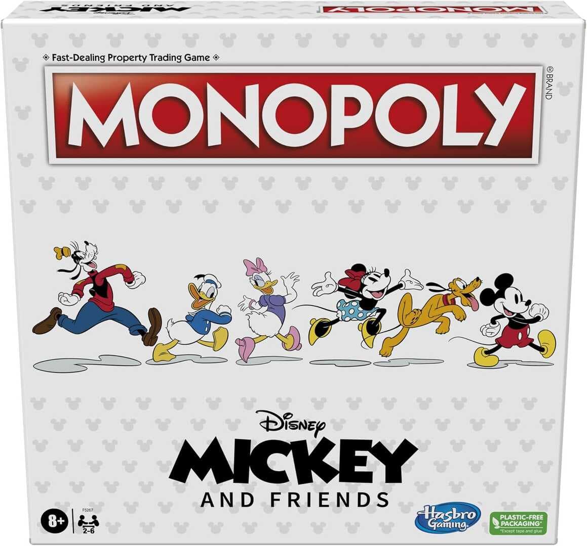 Hasbro Gaming Monopoly: Disney Mickey and Friends Edition Board Game, Ages 8+