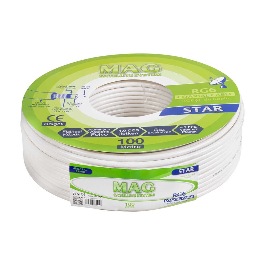 RG6/U4 48 TEL ANTEN KABLOSU (100 METRE) (4767)