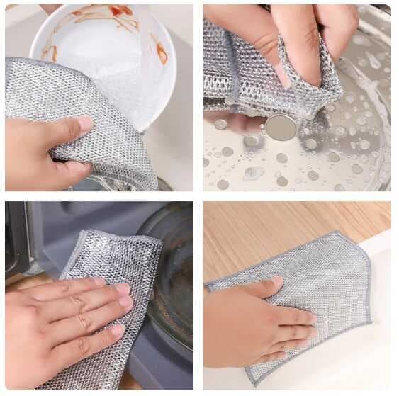 Nessiworld Çok Amaçlı Sihirli Tel Temizlik Bezi