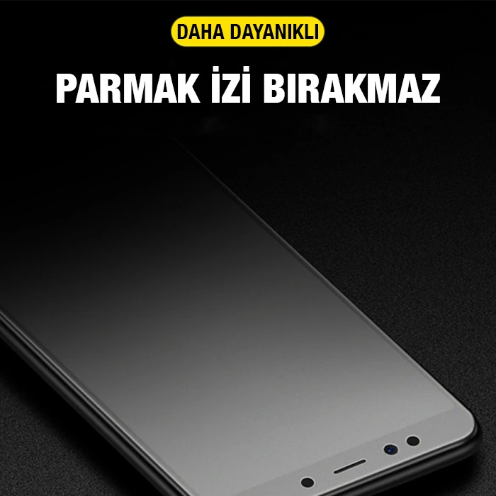 ALLY iPhone 13 -13 Pro 6.1inç Full Glue Matte Tempered Cam  Ekran Koruyucu-(5775)