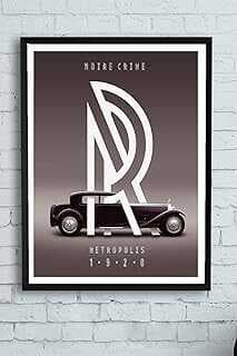 (13843) Vitage Araba Çerçeveli Tablo 3 (40x50cm)