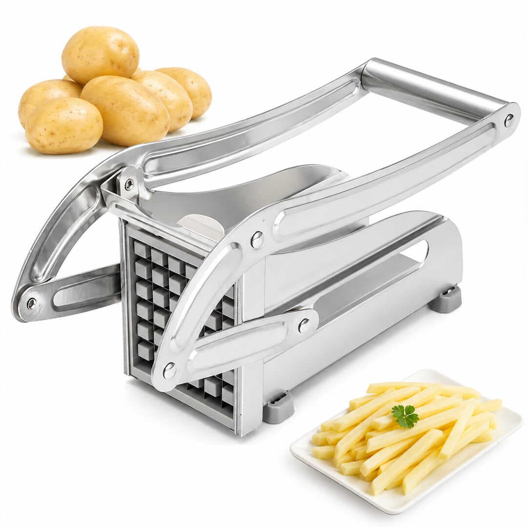 PATATO-CHIPPER MANUEL PATATES - SEBZE DİLİMLEME MAKİNESİ KOMPLE METAL ÜSTTEN KOLLU (5430)
