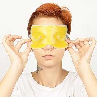 Vaaca Grup Termojel Göz Maskesi, Göz Altı Torbası Şişlik Gidermeye Yardımcı, Uyku Badı, Sıcak&Soğuk Göz Terapisi, Tekrar Kullaılır Termojel Göz Maskesi