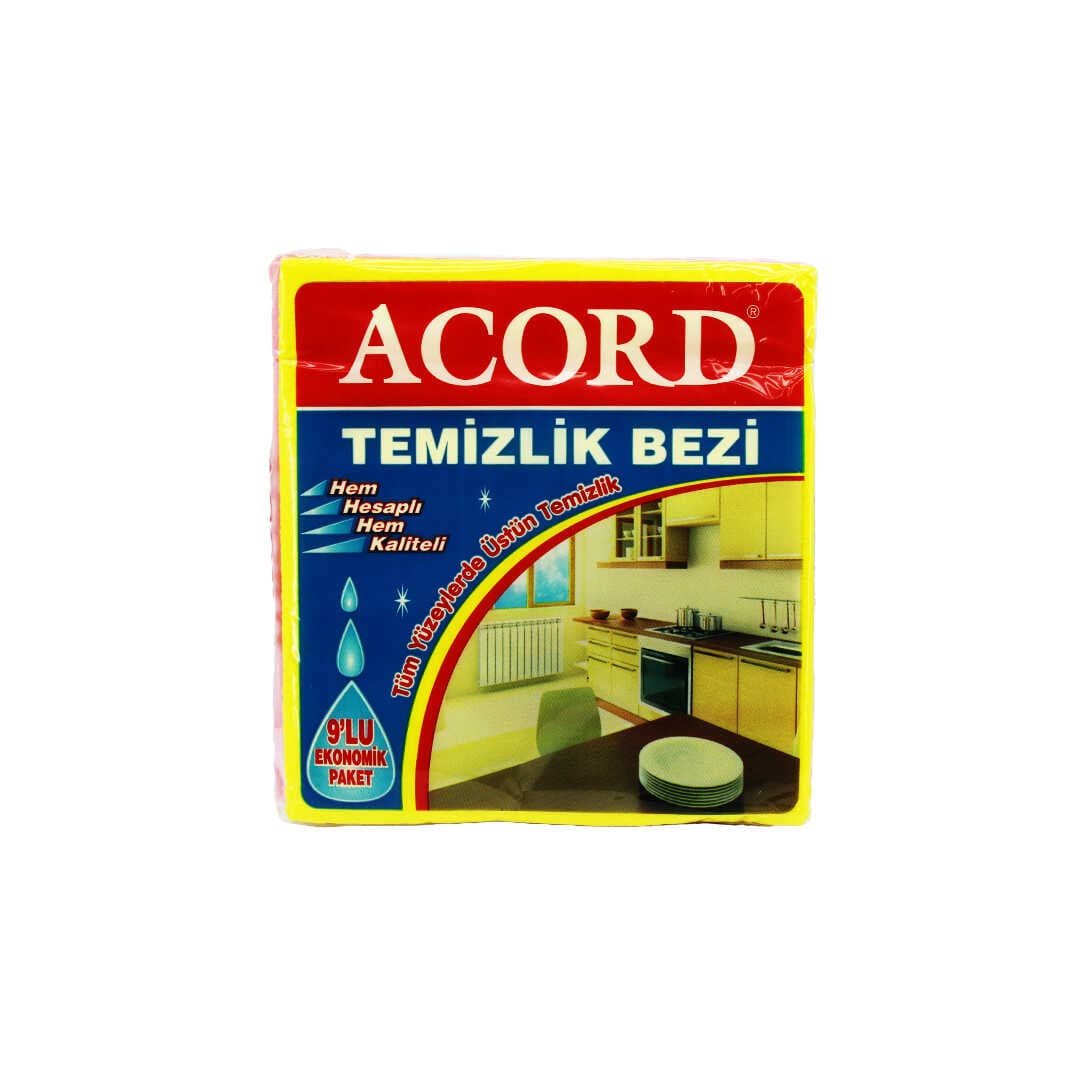 ACORD KOD-384 9 PARÇA  TEMİZLİK BEZİ 35X37CM (5430)