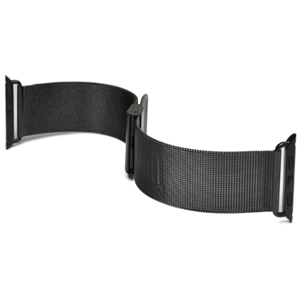 Ally Apple Watch Ultra 49mm 7-8 45mm 6-5-4 44mm Kayış Kordon Milano Metal Klasik 3-2-1 42mm-(5775)