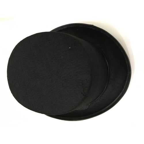 Yetişkinler İçin Siyah Renk Ringmaster Sihirbaz Şapkası Fötr Şapka 15 cm