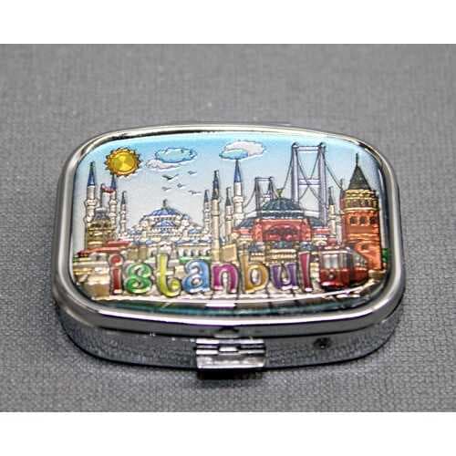 İstanbul Temalı İlaç Kutusu - Model 14