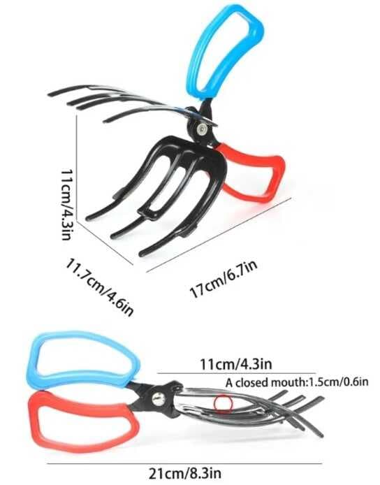 3 Pençeli 11 cm Balık Sabitleyici Maşa