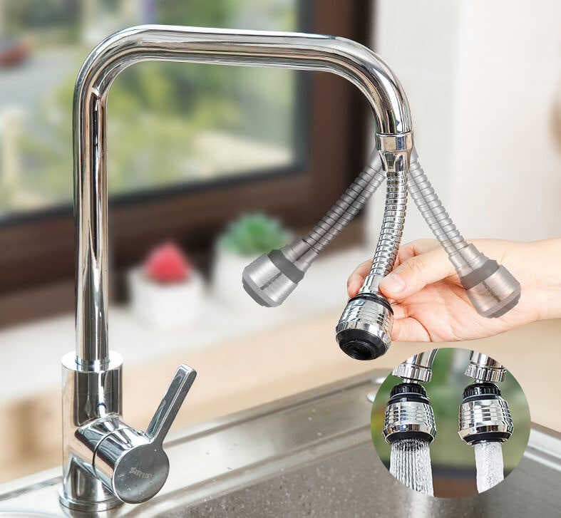 Hortumlu Esnek Su Tasarruflu 2 Modlu Musluk Başlığı (5430)