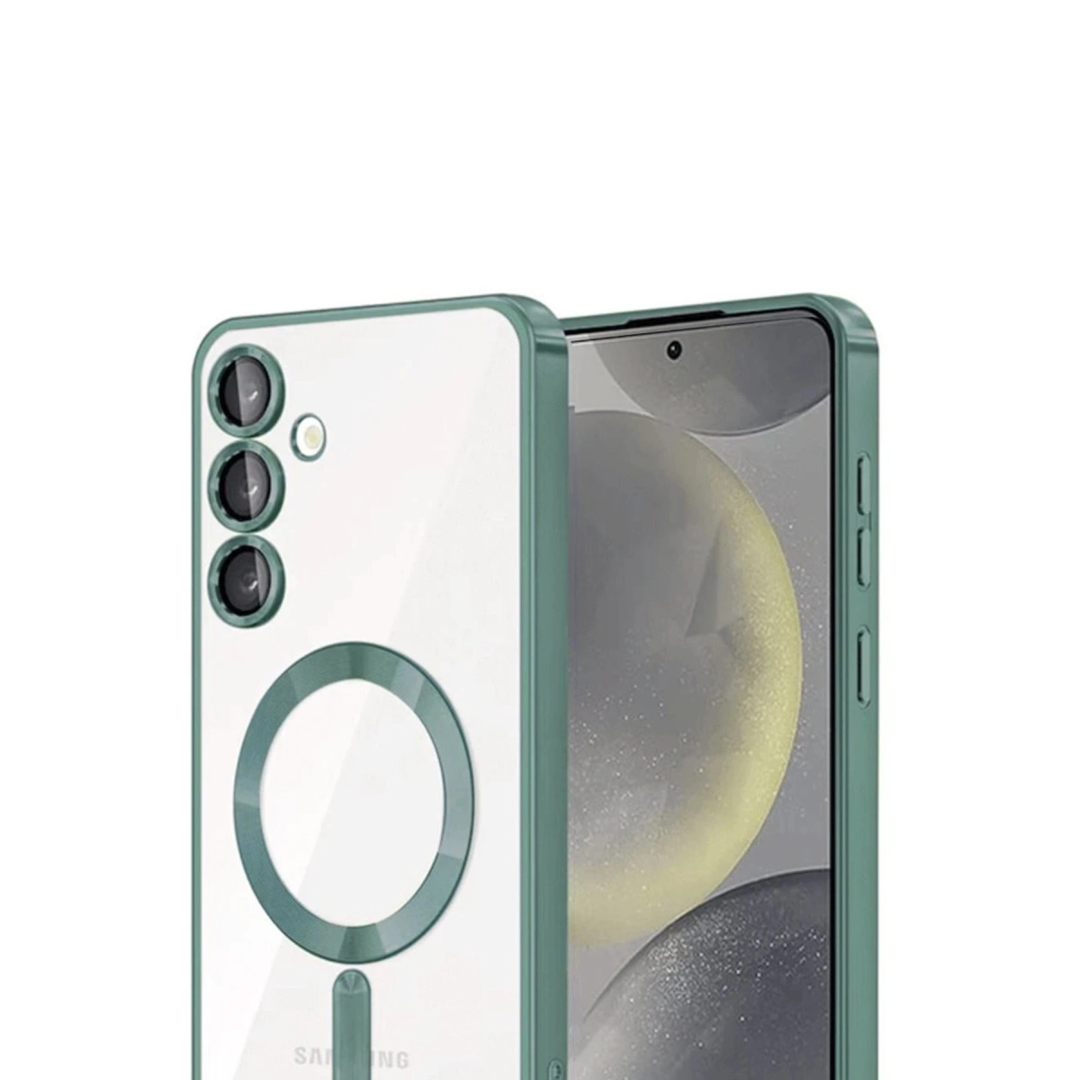 Samsung Galaxy A55 5g Kross Magneticsafe Kapak - Koyu Yeşil