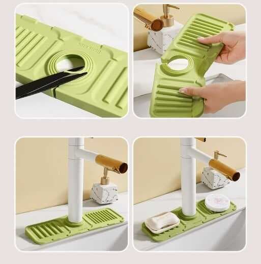 Mutfak Banyo Lavabo Kenarı Silikon Mat Gri