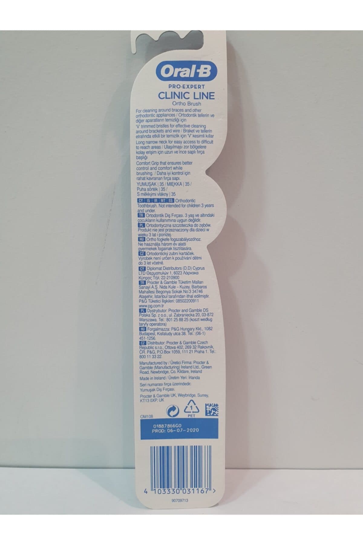 Ortodontik Soft 35 Yumuşak Diş Fırçası Pro-expert Clınıck