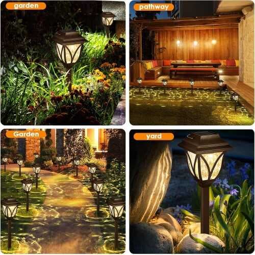6'lı Solar Bahçe Aydınlatması Gün Işığı