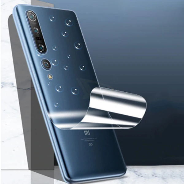 Xiaomi Mİ 10 Pro Membran Nano Hidrojel Film Arka Koruyucu hayalet Arka Koruyucu-(5775)