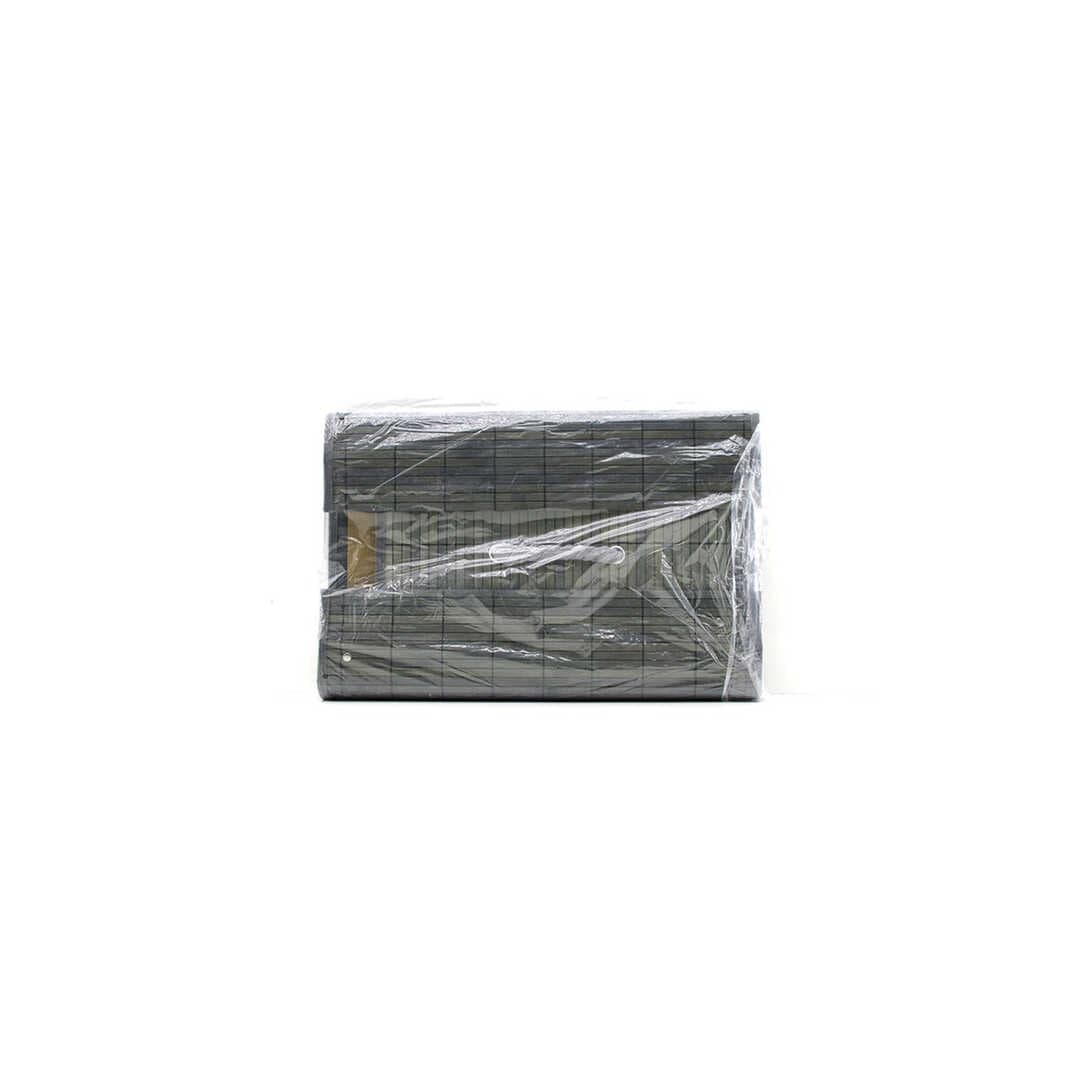 GRİ YUVARLAK 35X50CM BAMBU AHŞAP KİRLİ ÇAMAŞIR SEPETİ SEYYAR KAPAKLI KUMAŞ ÇANTALI İP KULPLU (5430)